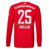 Original Fußballtrikot FC Bayern München Muller 25 Heimtrikot 2022-23 Langarm Für Herren